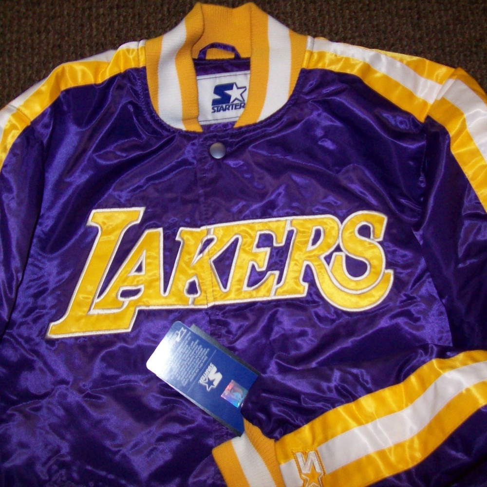LOS ANGELES LAKERS Starter Snap Down Jacket 3X-6X